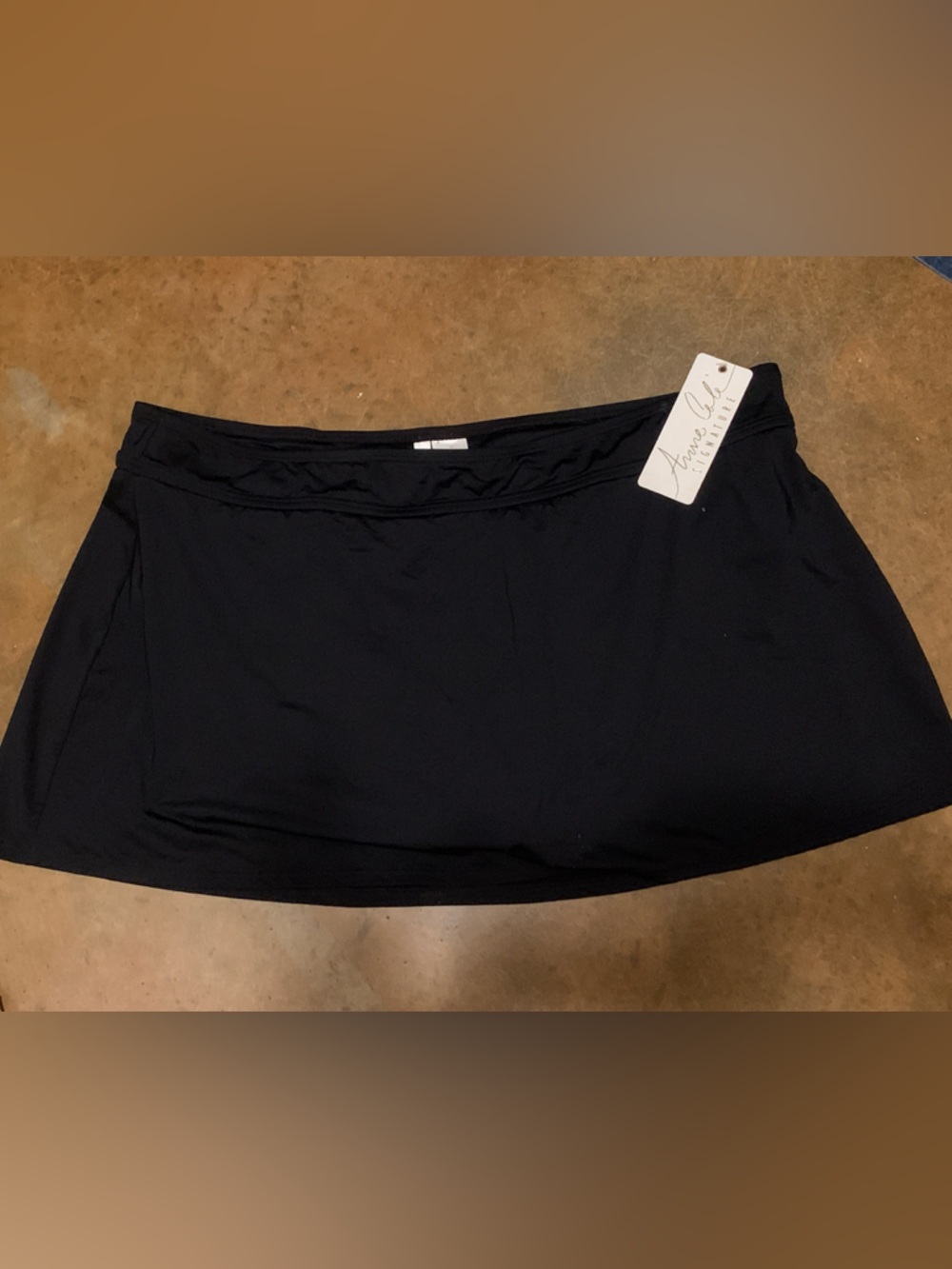 Anne Cole Black Swim Skirt